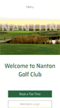 Mobile Screenshot of nantongolfclub.ca