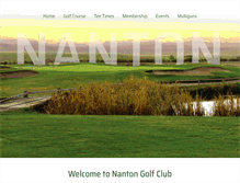 Tablet Screenshot of nantongolfclub.ca